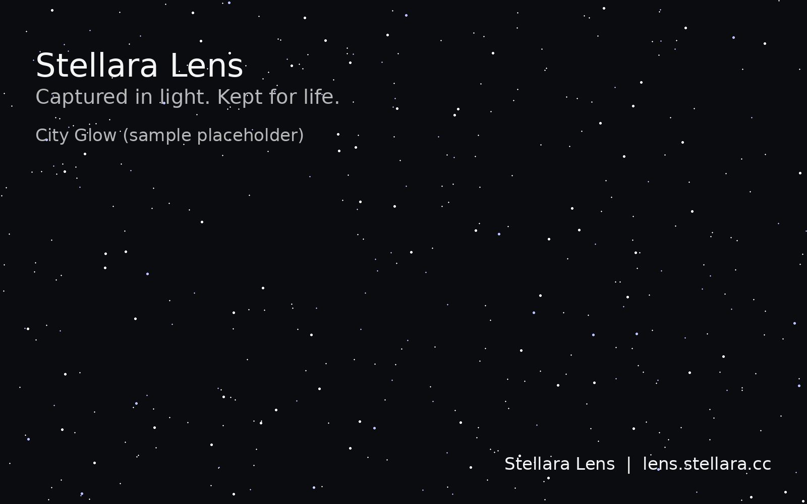 City lights at night (sample preview)